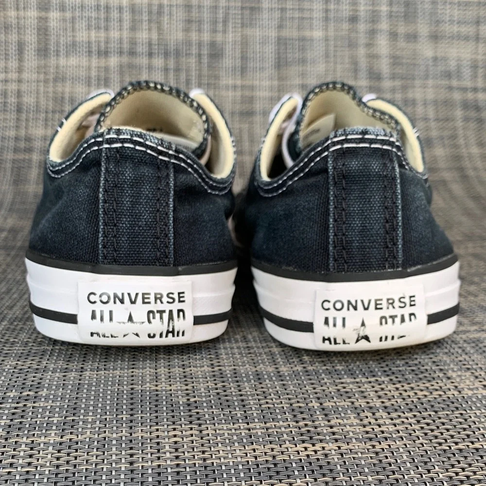 Converse Chuck Taylor All Star Low top Black Canvas Sneakers Shoes Youth Size 3